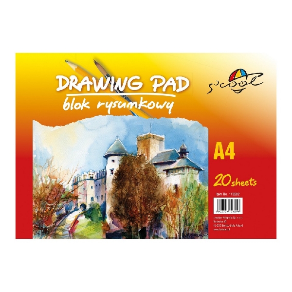 Picture of DRAWING PAD S'COOL A4 20S 90gsm