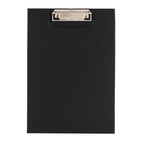 Picture of CLIPBOARD D.RECT A4 PVC  WITH COVER BLACK