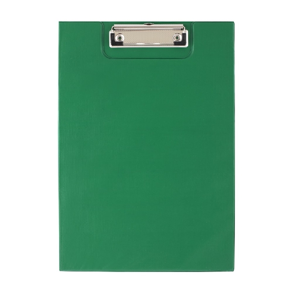 Picture of CLIPBOARD D.RECT A4 PVC  WITH COVER GREEN