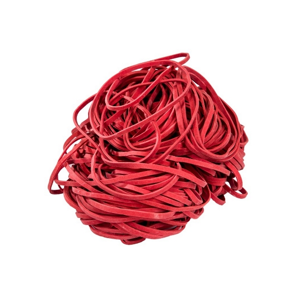 Picture of RUBBER BAND 1.3x4mm LFL 160mm 1000g RED