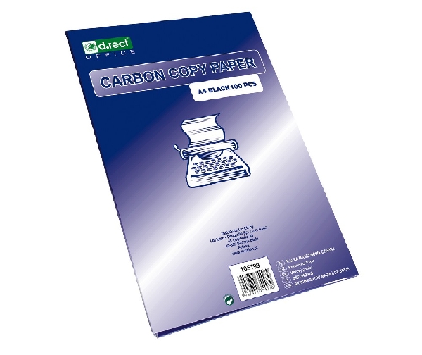 Obrazek KALKA MASZYNOWA D.RECT A4 CZARNA 100ark