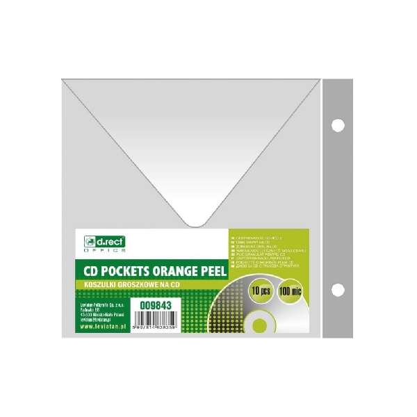 Picture of SHEET PROTECTOR D.RECT OP 100mic a'10 FOR CD