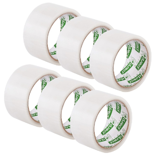 Obrazek TAŚMA PAKOWA PRZEŹROCZYSTA AKRYL 48mm x 50m 6szt