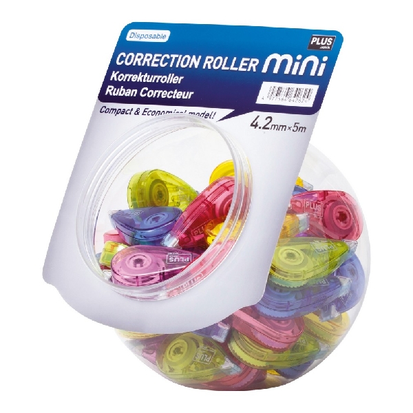 Picture of CORRECTION TAPE PLUS WH-504-50P MINI 4.2mm x 5m JAR a'50
