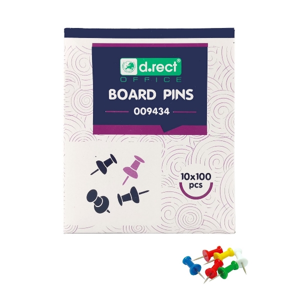 Picture of PINS D.RECT FOR BOARDS a'100 BOX 10pcs