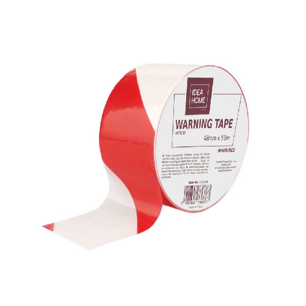 Picture of WARNING TAPE IH 48mm x 50m WHITE/RED