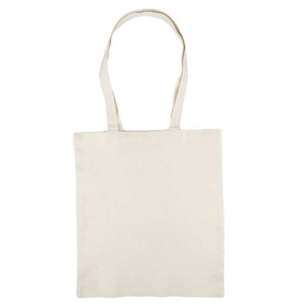 Obrazek TORBA BAWEŁNIANA 220g 380x420 Z USZAMI BEZ NADRUKU 5szt NATURALNY