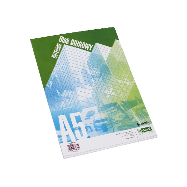 Picture of NOTE PAD D.RECT A5 50 SHEETS