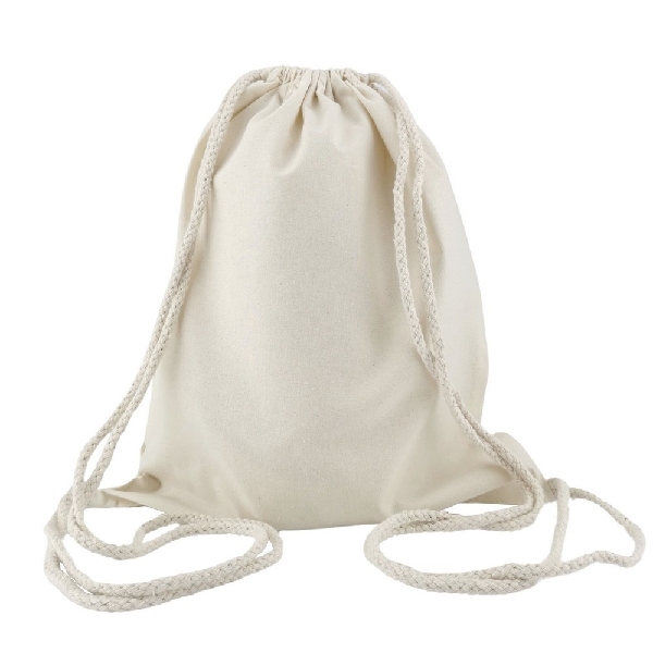 Obrazek PLECAK BAWEŁNIANY 140g 360x440 NATURALNY