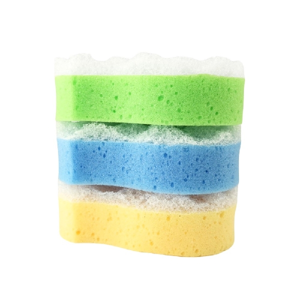 Picture of MASSAGE BATH SPONGE S-SHAPE 3pcs