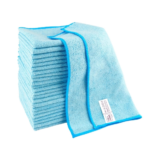 Picture of MULTI-PURPOSE MICROFIBRE CLOTH 30x30cm BLUE 24pcs PIZZA BOX